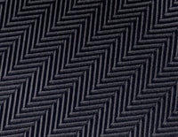 Emporio Armani Mens Navy Blue Herringbone Chevron Tie – Made in Italy