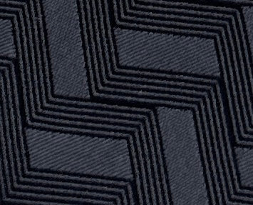 Emporio Armani Steel Grey zigzag Men's Tie, 3"