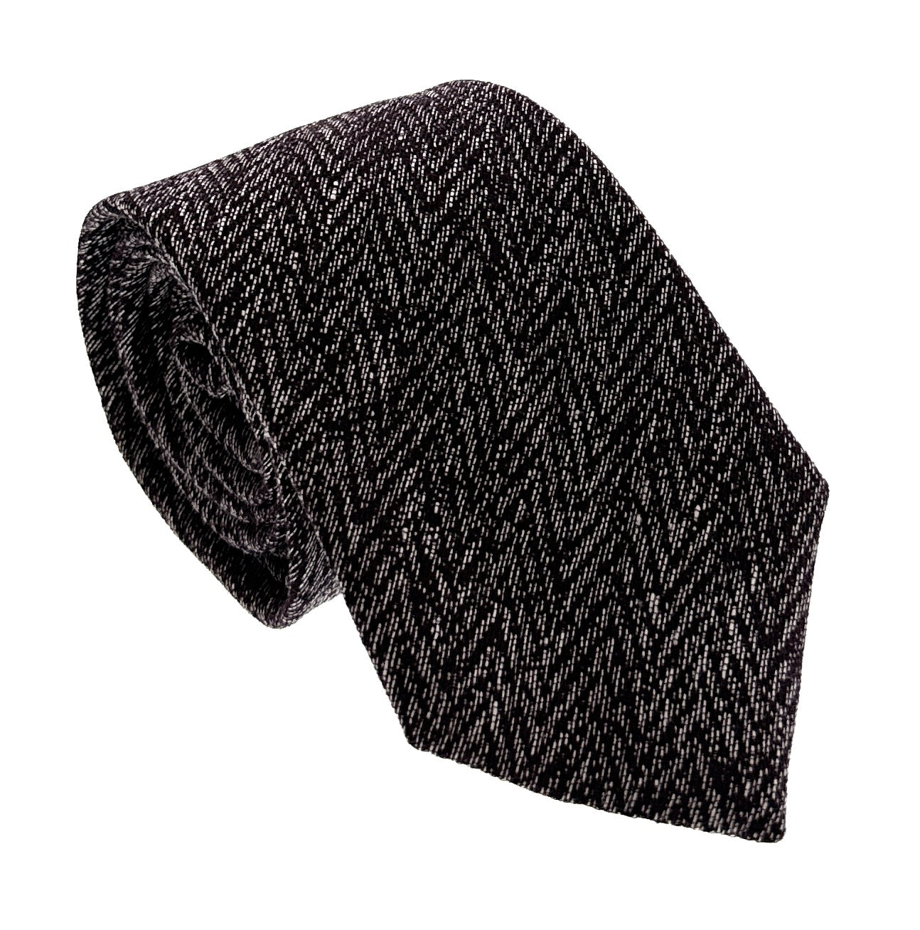 Emporio Armani Men's Blood Red Zigzag 66%%Inen 34%%Ilk Tie, 3"
