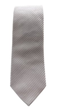 Emporio Armani Mens Pearl Diagonal Stripe Tie – Made in Italy