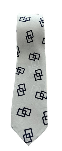 Emporio Armani Pastel Green Geometric Silk Tie – 2in