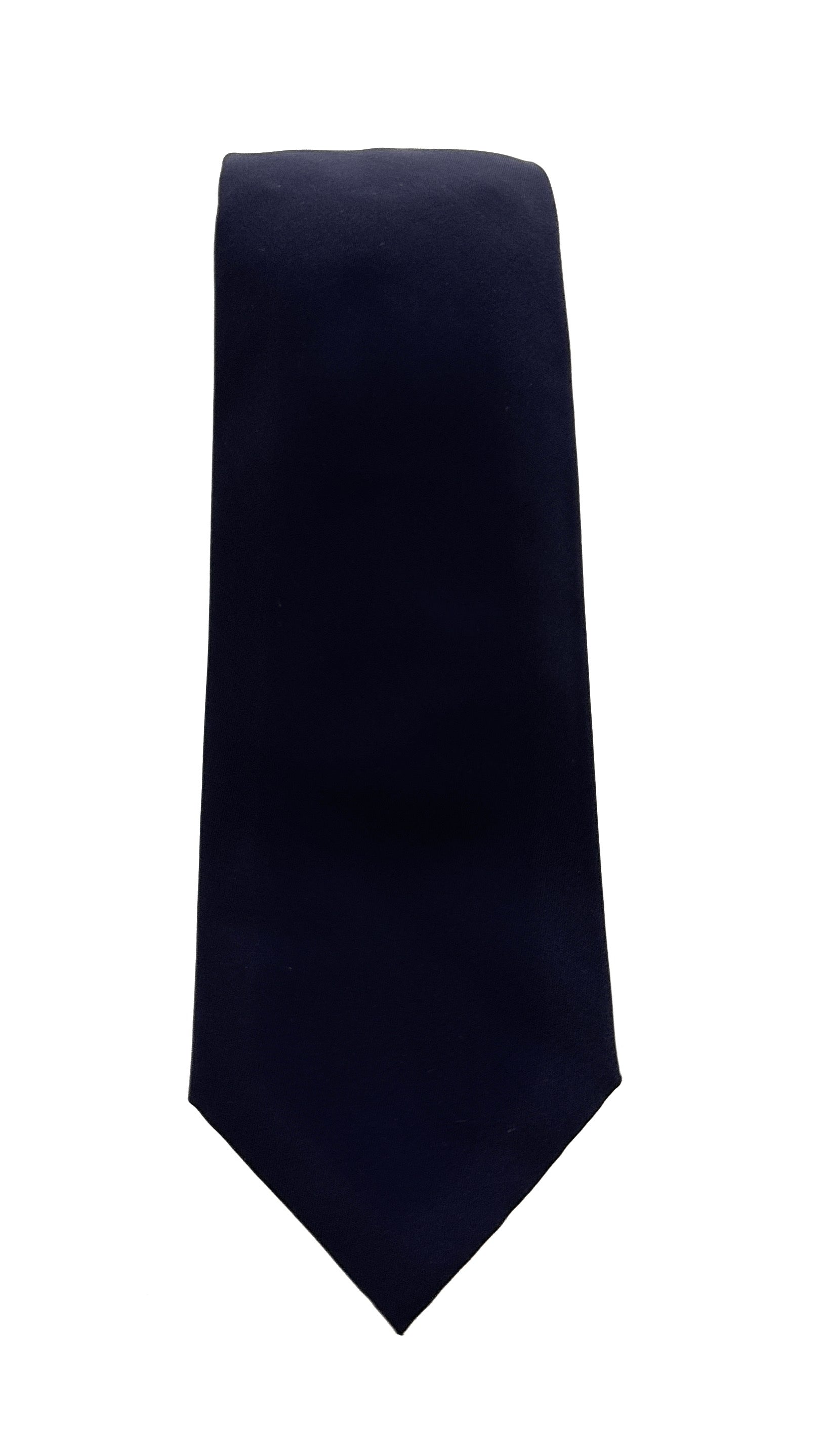 Emporio Armani Navy Blue Solid Men's Tie, 3"