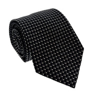 Emporio Armani Steel Dotted Men's Tie, 3"