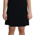 Dolce & Gabbana Black Sleeveless Sheath Dress