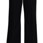 Dolce & Gabbana Wide Leg Trousers in Black