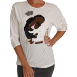 Dolce & Gabbana Crystal Embellished Silk T-Shirt