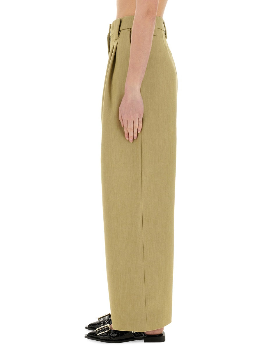 Ganni Women Twill Suit Pants
