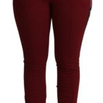Dolce & Gabbana Women's Burgundy Jogger Pants