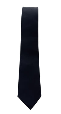 Emporio Armani Men’s Black Solid Silk Necktie, 3"