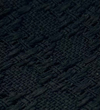 Emporio Armani Black Diamond weave Men's Tie, 2"