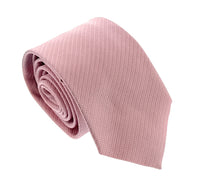 Emporio Armani Soft Pink Tonal Stripe Men's Tie – Made in Italy