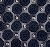 Emporio Armani Men’s Smokey Blue Dotted Silk Necktie, 3"