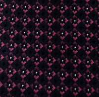 Emporio Armani Men’s Blue and Red Diamond Dot Silk Necktie, 3"