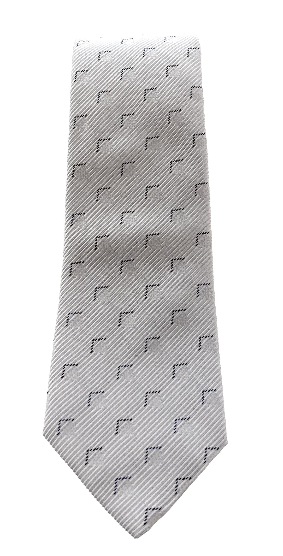 Emporio Armani Men's Celestial Blue Subtle Geometric 59%%Otton 41%%Ilk Tie, 3"