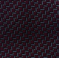 Emporio Armani Garnet Red Small Geometric Silk Tie – 3in