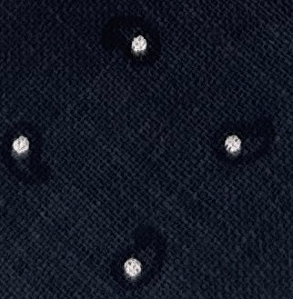 Emporio Armani Mens Blue Dotted Tie – Made in Italy