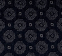 Emporio Armani Dark Blue Circle Dot pattern Men's Tie, 3"