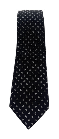 Emporio Armani Black Dotted Men's Tie, 3"