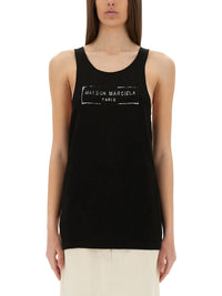 Maison Margiela Women Logo Print Tank Top