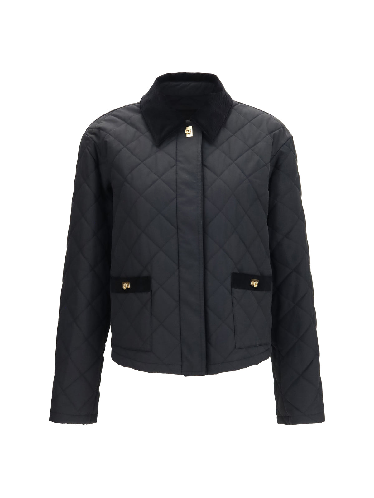 FERRAGAMO Ferragamo Women Padded Jacket With Gancini Buckles