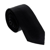 Emporio Armani Black Dotted Men's Tie, 2"
