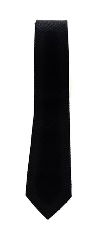 Emporio Armani Black Dotted Men's Tie, 2"