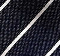 Emporio Armani Blue & Silver Regimental Stripe Men's Tie, 2"