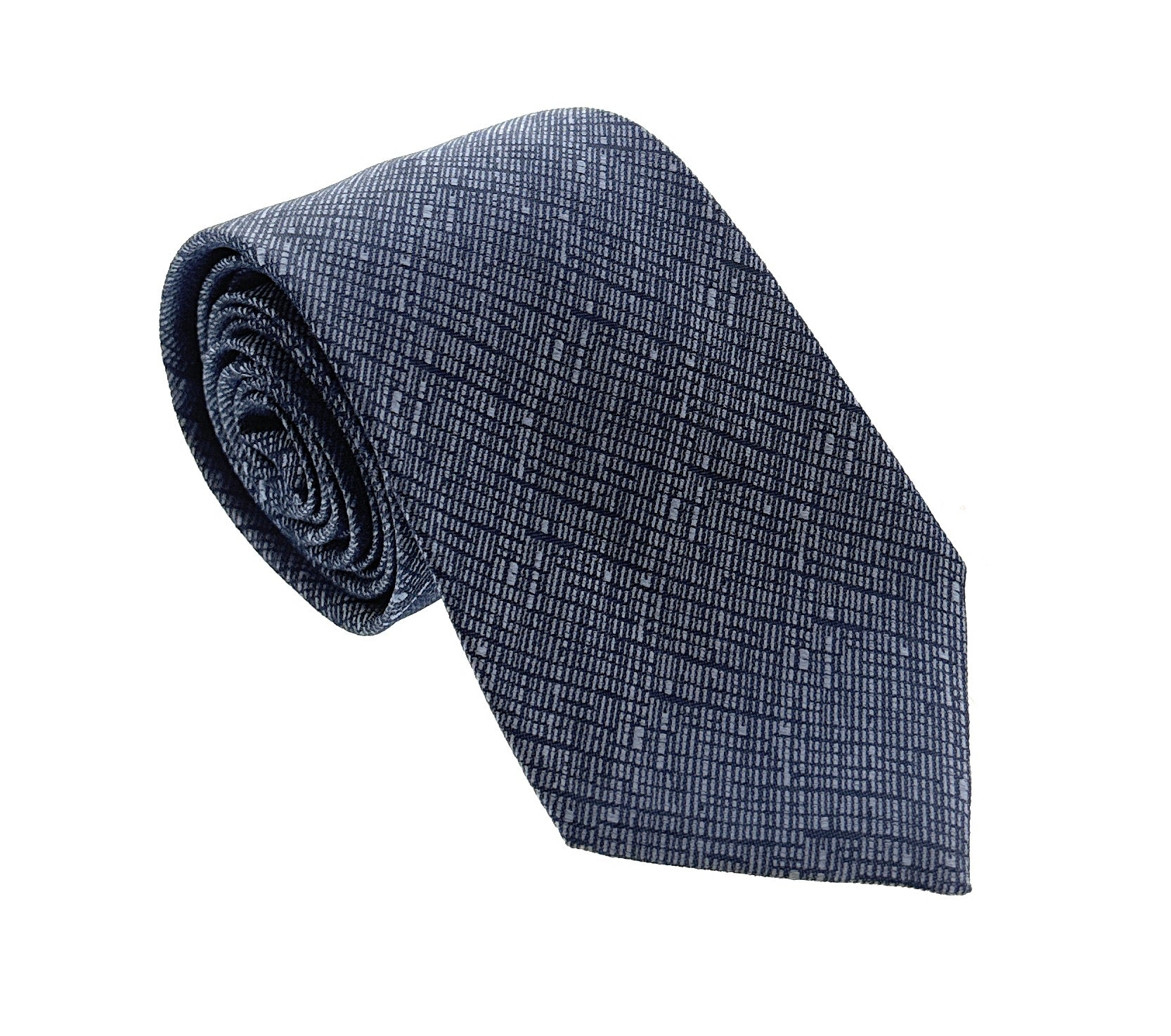 Emporio Armani Light Blue Textured Men's Tie, 3"