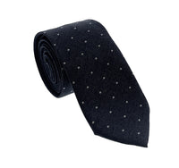 Emporio Armani Denim Blue Dotted pattern Men's Tie – Made in Italy