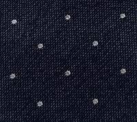 Emporio Armani Denim Blue Dotted pattern Men's Tie – Made in Italy