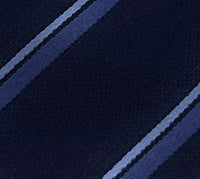 Emporio Armani Blue Regimental Stripe Men's Tie, 3"