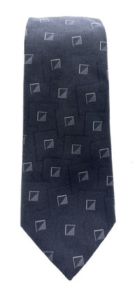 Emporio Armani Men's Light Blue Geometric 53%%Otton 47%%Ilk Tie, 3"