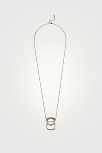 Givenchy G Can Pendant Silvery Necklace_Silvery
