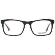 Rectangle Brown Plastic Frame Glasses