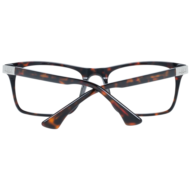 Rectangle Brown Plastic Frame Glasses