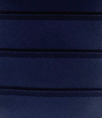 Emporio Armani Men’s Indigo Blue Linear Silk Necktie, 3"