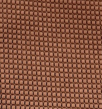 Emporio Armani Men’s Orange Dotted Weave Silk Necktie, 3"