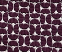 Emporio Armani Men’s Burgundy Maze Dotted Silk Necktie, 3"
