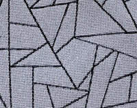 Emporio Armani Men’s Light Blue Geometric Silk Necktie, 3"