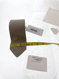 Emporio Armani Beige Small Diamond weave Linen-Cotton Blend Tie – 3in