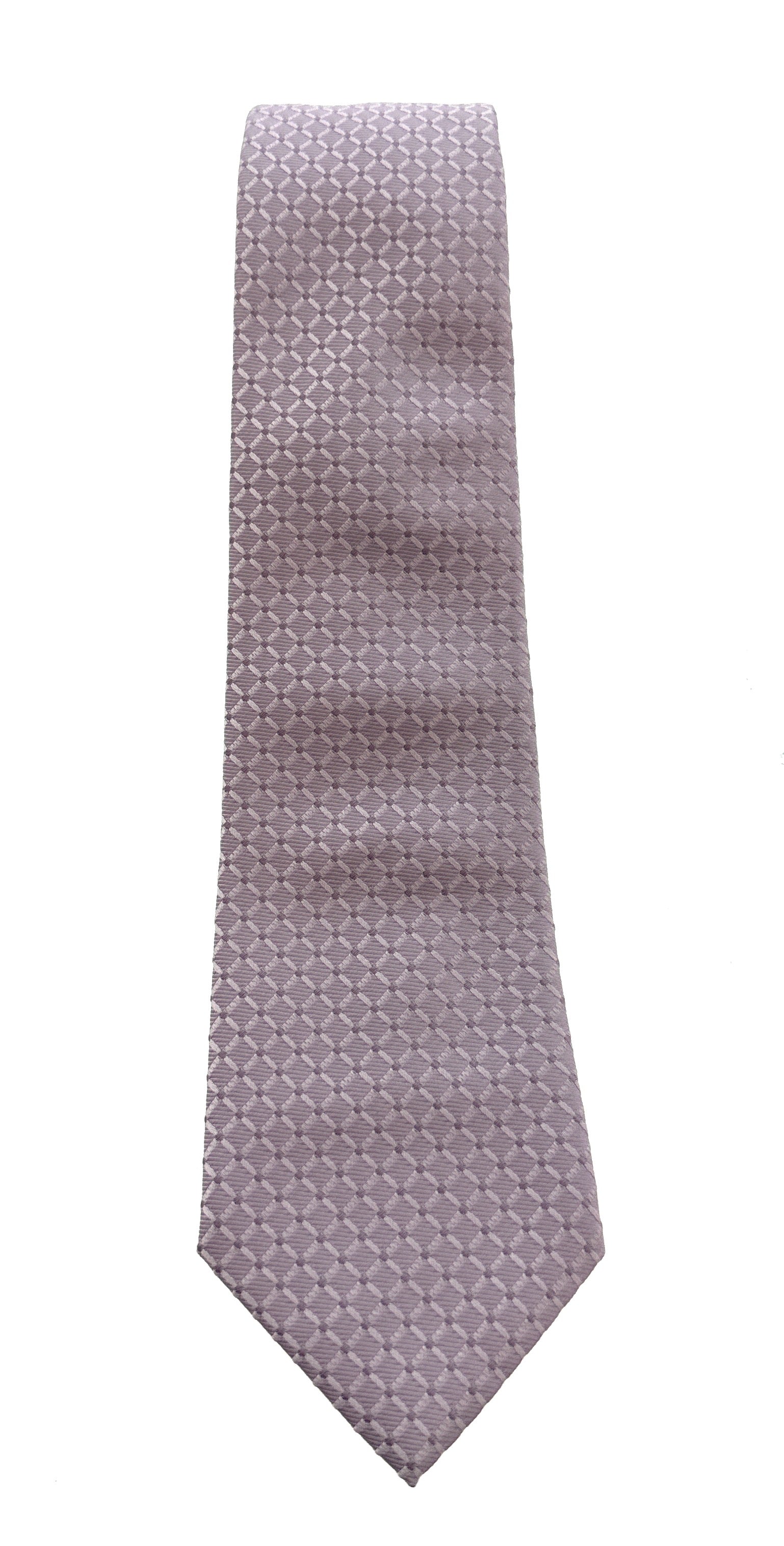 Emporio Armani Pink Diamond weave Men's Tie, 3"
