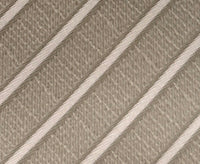 Emporio Armani Khaki white Stripe Silk Tie – 3in