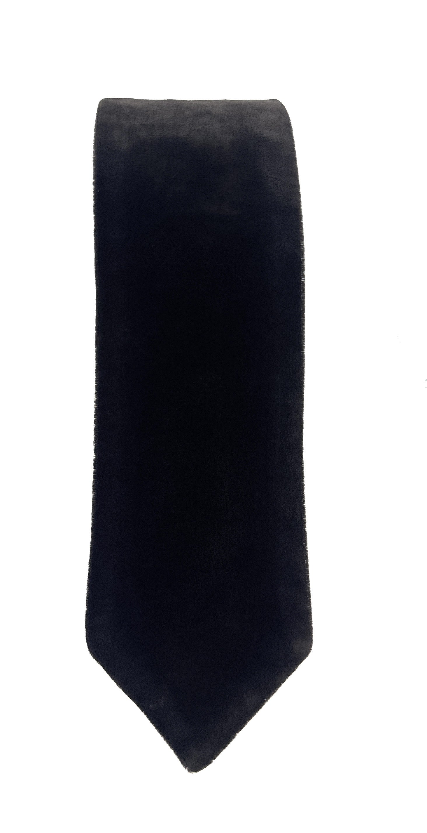 Emporio Armani Espresso Solid Rayon-Silk Blend Tie – 3in