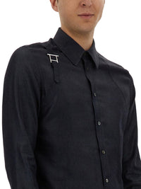 ALEXANDER McQUEEN Alexander Mcqueen Men Harness Shirt With T Buckle