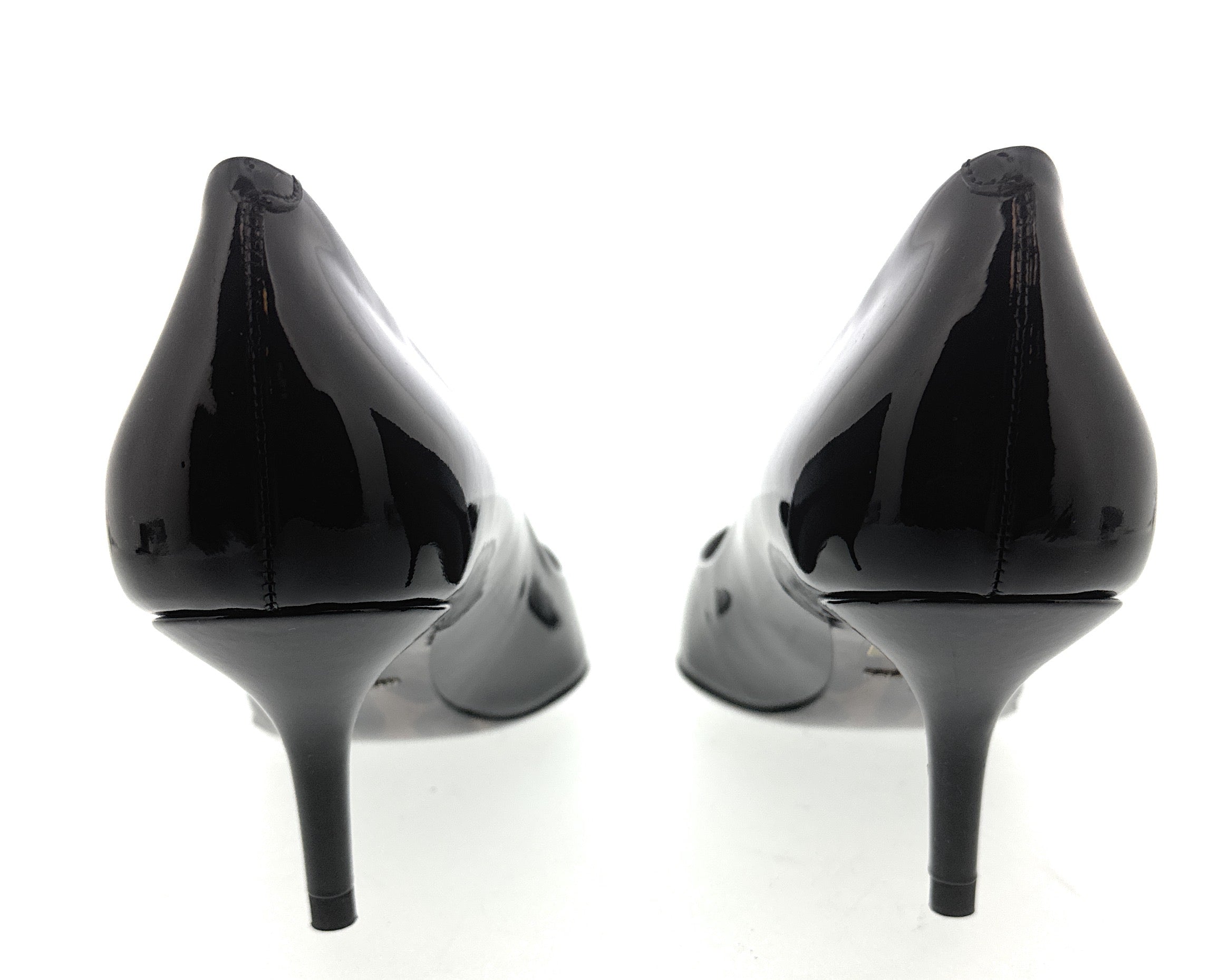 Dolce & Gabbana Black Classic Kitten Heel Pumps-EU36.5