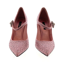 Dolce & Gabbana Pink Crystal Mary Jane Pumps-37