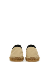 Saint Laurent Men Cotton Gabardine Espadrille
