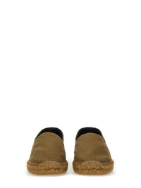 Saint Laurent Men Cotton Gabardine Espadrille