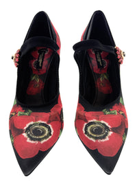Dolce & Gabbana Leopard Crystal Adorned Leopard Patten Pump-EU36