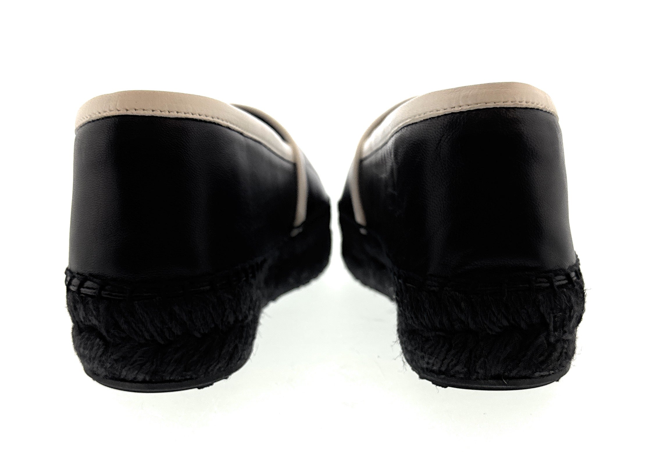 Dolce & Gabbana Black/White Classic Espadrilles-EU35